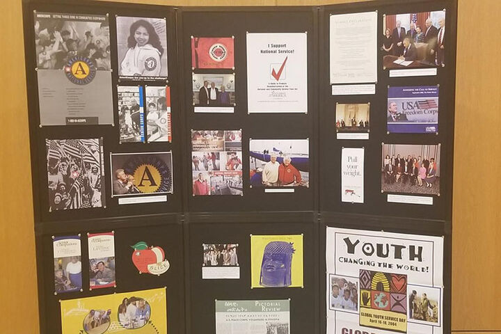 Display of National Services Archives